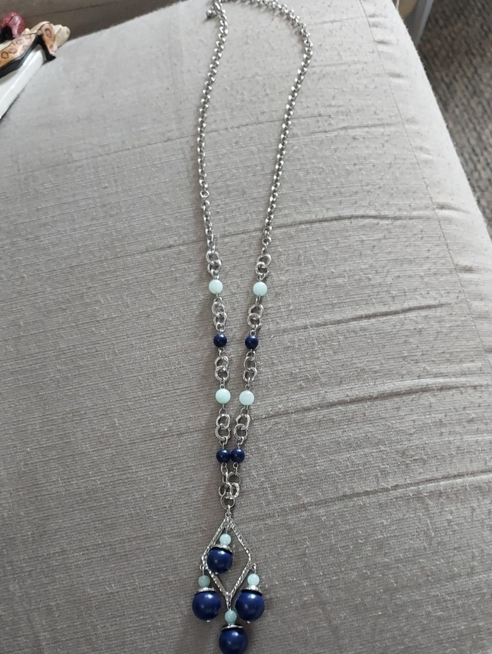 Lis Sofia Long Sierra Vista Lapis Necklace